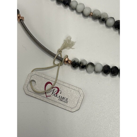 Nakamol Chicago Beaded Stretch Bracelet Necklace New - Picture 10 of 11